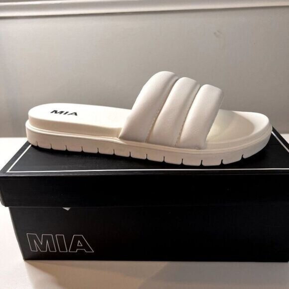 MIA Cimone Women's Quilted Slide‎ Slip-on Open toe Sandal NWB - Picture 8 of 12